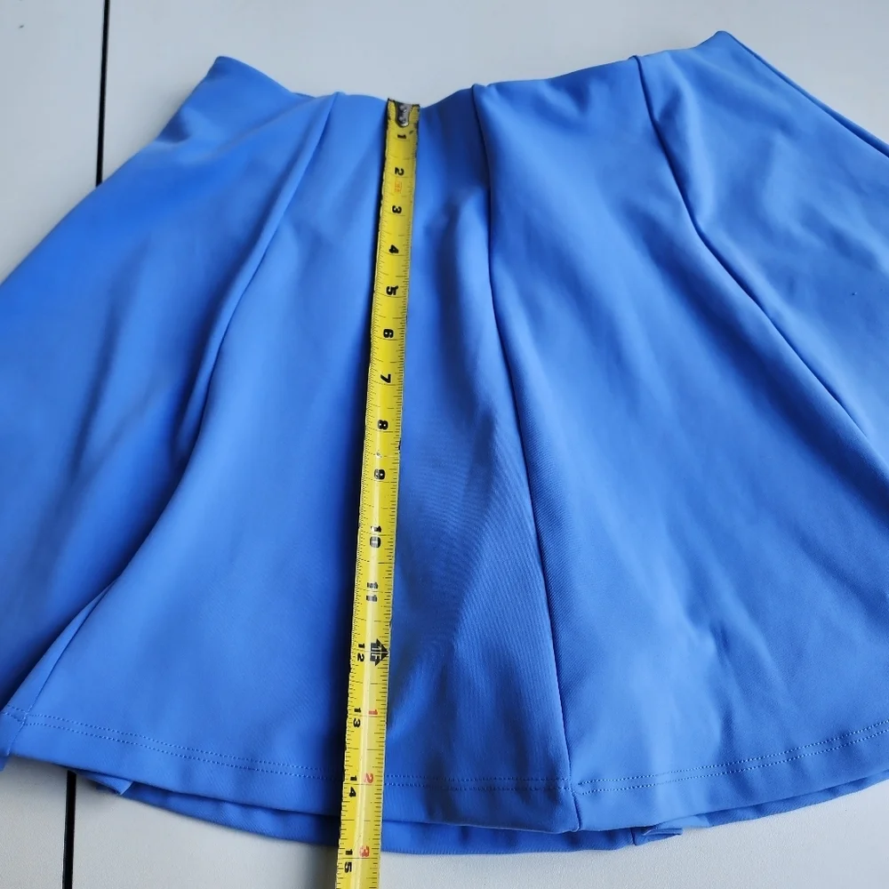 Move Technology Women's Skort Stretch Blue Tennis Sports Active Wear Sz M